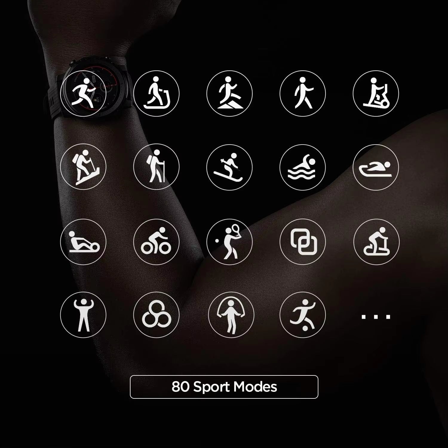 Smart Watch Stratos 3 for Men Smartwatch with GPS Bluetooth and 5ATM Waterproof Display Machine Refurbishment Machine