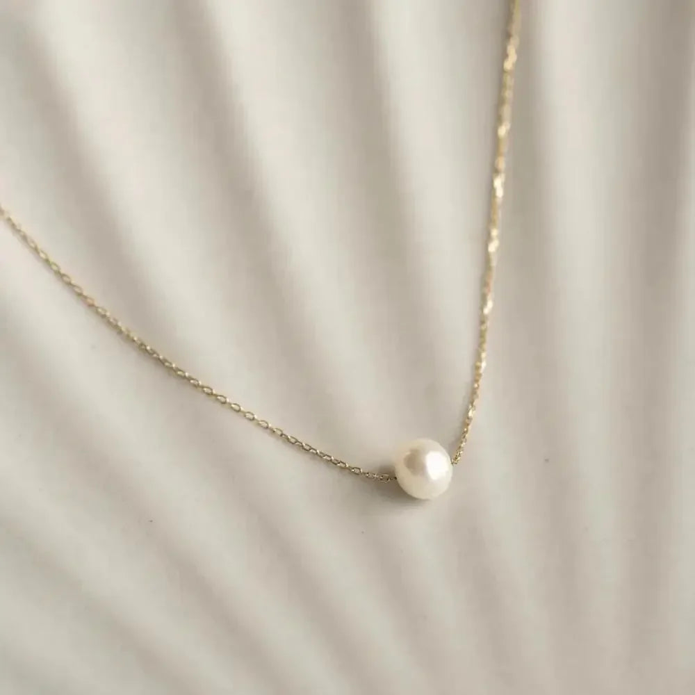 Mariasz Minimalist Gold Color Stainless Steel Heart Dainty Classic Zircon Charm anti Tarnish Chain Necklace for Women Jewelry