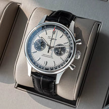 40Mm Men Army Watch 1963 Pilot Mechanical  Panda Wristwatch Sapphire Air Force Watches Chronograph Official St1901Movement