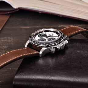 V2 40MM Classic Watch for Men Luxury Sapphire Glass Multi-Function Chronograph Business Men'S Quartz Watches