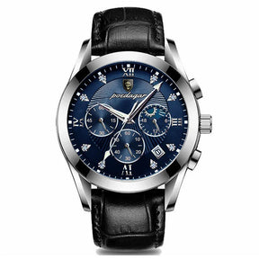 Men Watch New Top Brand Luxury Waterproof Luminous Sport Wristwatch Quartz Military Genuine Leather Relogio Masculino