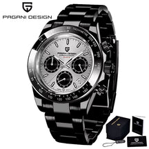 40Mm New V2  Men'S Quartz Watches Sapphire Retro Chronograph Stainless Steel Waterproof Watch Men Relogio Masculino