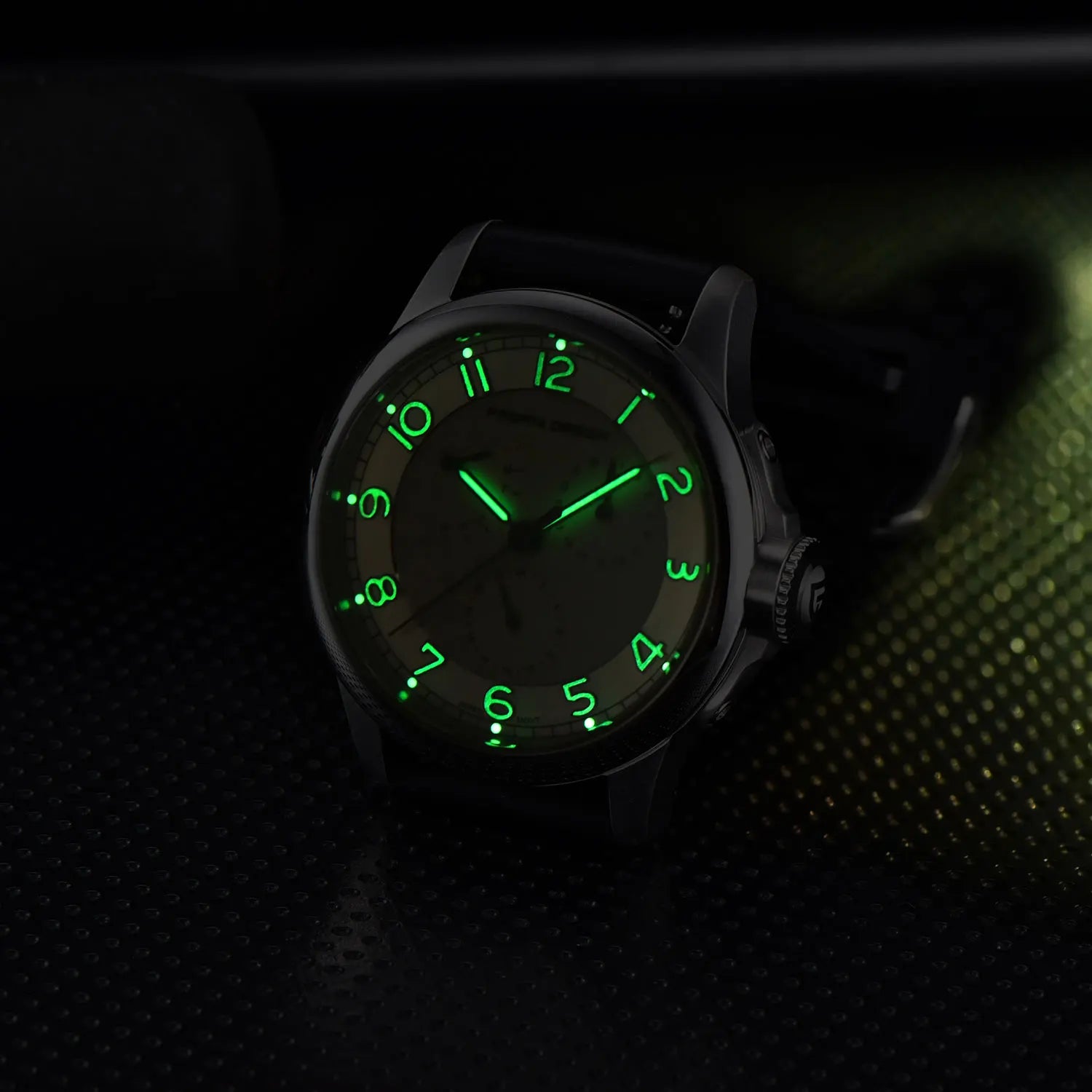 Man Watch 40Mm Japan TMI VH88 Movt Sapphire Crystal Calendar 24 Hours 100M Waterproof Quartz Wristwatch Reloj Homb