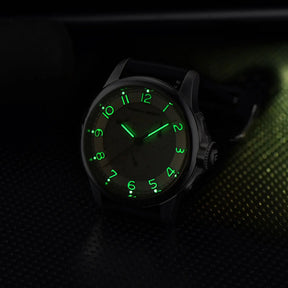 Man Watch 40Mm Japan TMI VH88 Movt Sapphire Crystal Calendar 24 Hours 100M Waterproof Quartz Wristwatch Reloj Homb