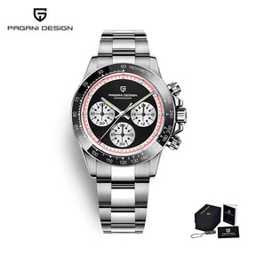 V2 40MM Classic Watch for Men Luxury Sapphire Glass Multi-Function Chronograph Business Men'S Quartz Watches