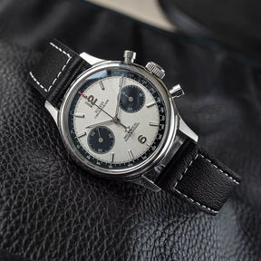 40Mm Men Army Watch 1963 Pilot Mechanical  Panda Wristwatch Sapphire Air Force Watches Chronograph Official St1901Movement