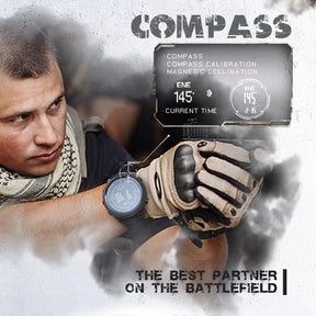 APACHE-46 Men Digital Watch Outdoor Sports Running Swimming Outdoor Sport Watches Altimeter Barometer Compass WR50M
