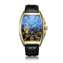 Top Fashion Luxury Gold Watch Men Mon Phase Tourbillon Watches Small Seconds Automatic Mechanical Wristwatches Reloj Hombre 2023